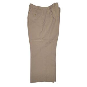 Talbots Petite Cropped Curvy Pants Capri Womens 10 P Spring Summer Khaki Bottoms